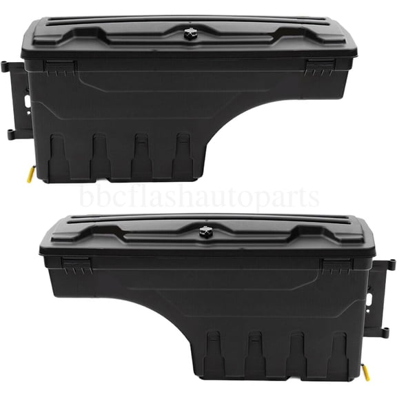 Left & Right Truck Bed Swing Storage Case Tool Box Fit For 2015-2022 Ford F150