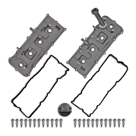Left &Right Valve Cover with Gaskets and Bolts For 2005-2015 Nissan Armada Titan