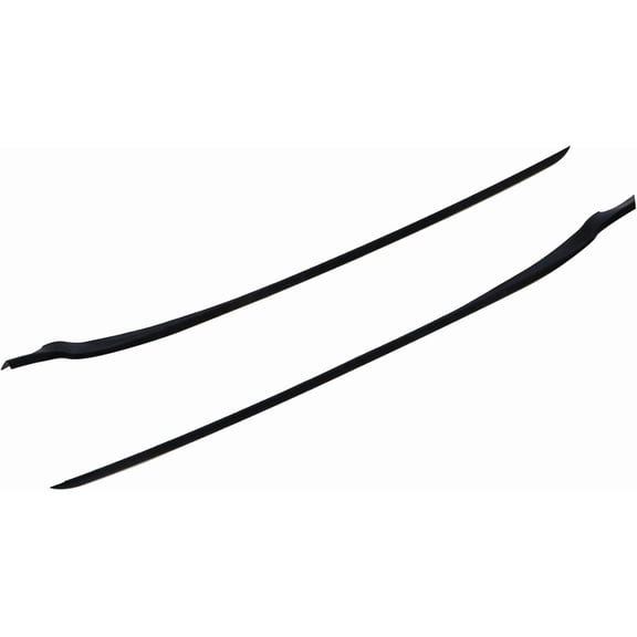 Left & Right Windshield A-Pillar Trim Moulding Compatible with Ford Fiesta 2011-2019 AE8Z5403136A AE8Z5403137B Passenger Driver Weatherstrip Seal Windshield Outer Pillar Trim Molding