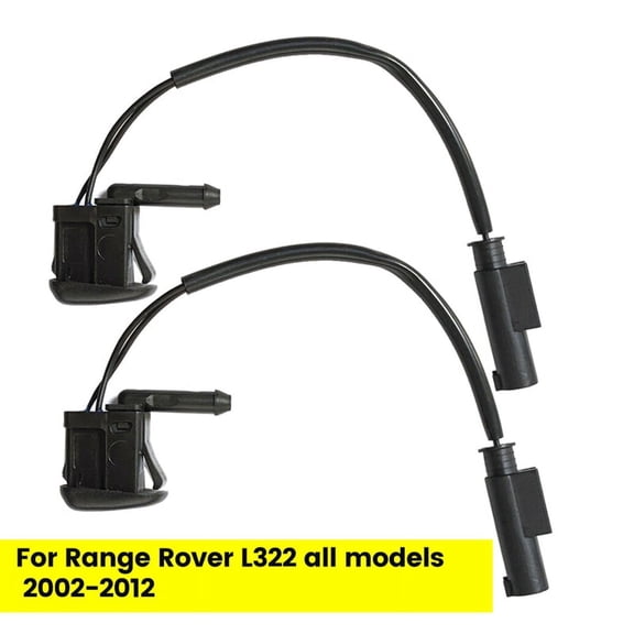 Left & Right Windshield Washer Nozzle Heated Windscreen Sprayer Jet LR040670 for Range L322 2002-2012