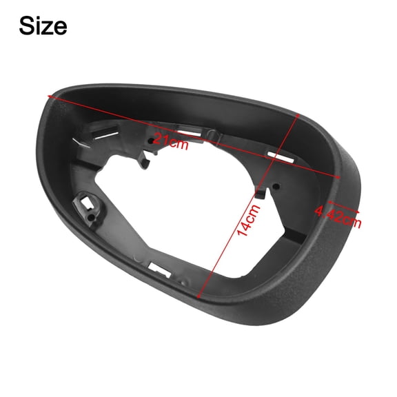 Left Right Wing Mirror Cover Frame for Ford For Fiesta For MK7 Easy to Replace and Install (Left)