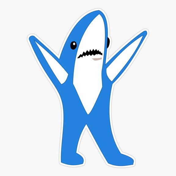 Left Shark Dance Inspired Design Sticker
