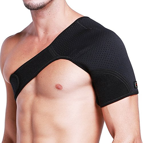 Left Shoulder Brace for Women Men Rotator Cuff,Adjustable Shoulder Support for Shoulder Pain ReliefDislocated AC Joint,Labrum Tear,Sprain,Soreness,Tendinitis,Shoulder Support Strap
