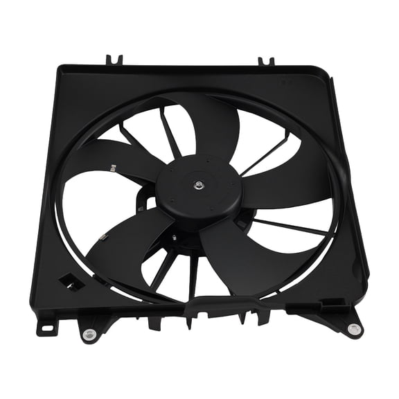 Left Side Electric Radiator Cooling Fan Assembly with Shroud for Honda CR-V 1.5L 2.4L 2017-2022, 5-Blade 240W Plastic Fan, OE 190155PAA01 190205PAA01 190205PHA01 601550