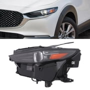 Left Side Headlight for 2020-2025 Mazda CX-30, Premium Turbo Premium Plus Full LED Headlamp with AFS, High Trim Level Headlight Assembly, Direct Fit Replacement
