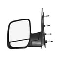 thumbnail image 1 of Left Driver Side Manual Foldaway View Mirror Dual Glass Chrome/Flat Black Textured For 2003 2004 2008-2014 Ford E-150, 1 of 7