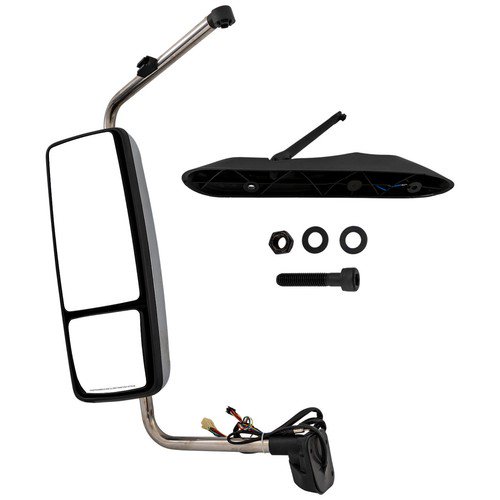 Left Side Power Mirror For 2008-2017 International ProStar Heated Manual Folding