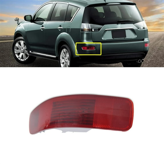 Left Side Rear Bumper Reflector Light 8352A005 For Mitsubishi Outlander 2007-12
