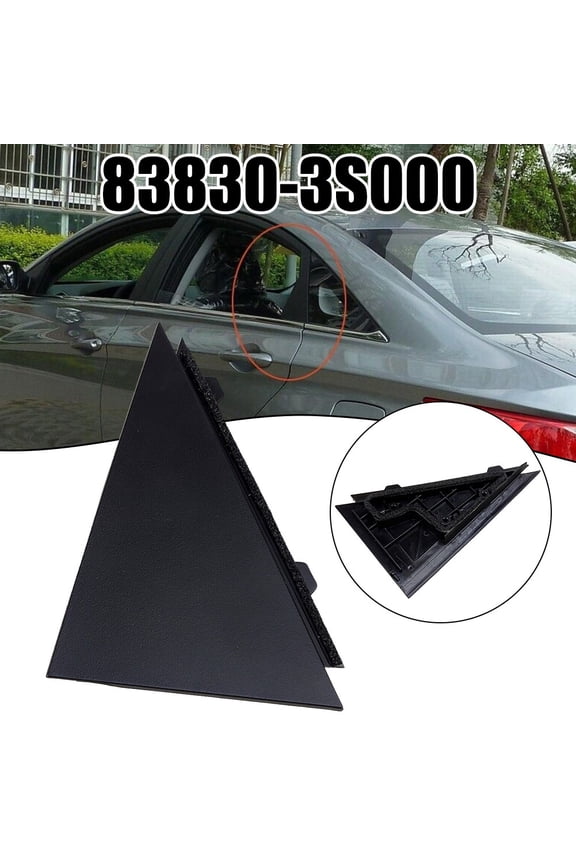 Left Side Rear Door Pillar Triangle Molding-Cover For Hyundai Sonata 09-14 New