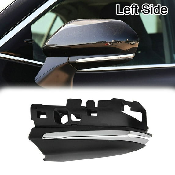 Left Side Rearview Mirror Bottom Cover w/ Trim For Toyota For Camry 2018-2023