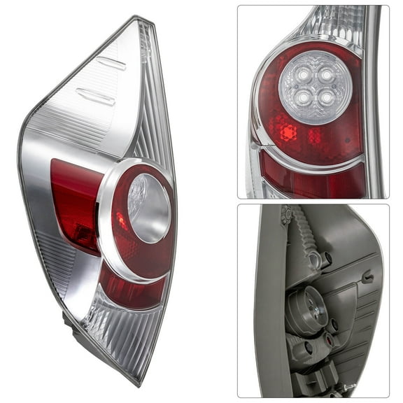 Left Side Tail Light Compatible with Prius C 2012 2013 2014 Tail Light Lens Cover Replaces Halogen Rear Tail Light Assembly