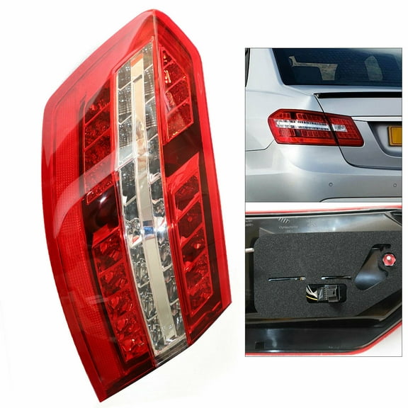 Left Side Tail Light Outer Rear Lamp For 2010-13 Mercedes Benz E350 E550 E63 AMG Left Side Rear Tail Light Outer For 2010-2013 Mercedes Benz E Class Sedan 4-Door Left LED Tail Light