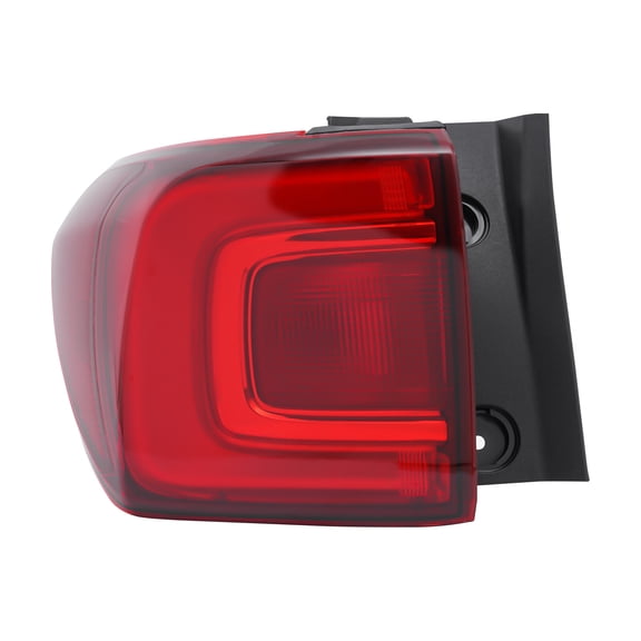 Left Side Tail Light for 2017-2019 GMC Acadia, Halogen Bulb, ABS Housing, High Visibility, Signal Stat Light Replacement