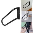 thumbnail image 1 of Left Side Wall-mounted Handrail, U-Shape Safety Handle, Heavy Duty Hand Railing Grab Bars for Porches, Gardens, Stairs, Hotels, Entrances, 1 of 12