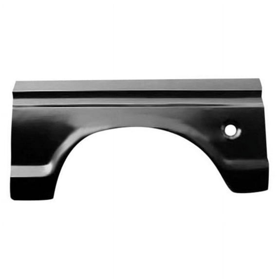 Left Side Wheel Arch Patch Opening Repair Panel with Round Gas Hole for 1973-1979 Ford Pickup & 1978-1979 Ford Bronco
