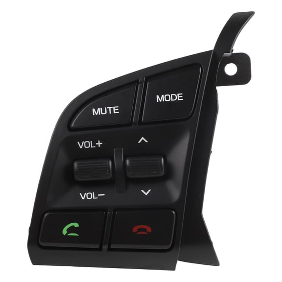 Left Steering Wheel Control Switch Button for Hyundai Tucson 2015-2018 96710D35004X Black ABS Interior Part Direct Replacement Easy Installation