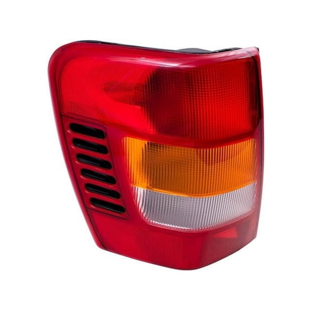 Left Tail Light Assembly - Compatible with 1999 - 2002 Jeep Grand Cherokee Sport Utility 4-Door 2000 2001