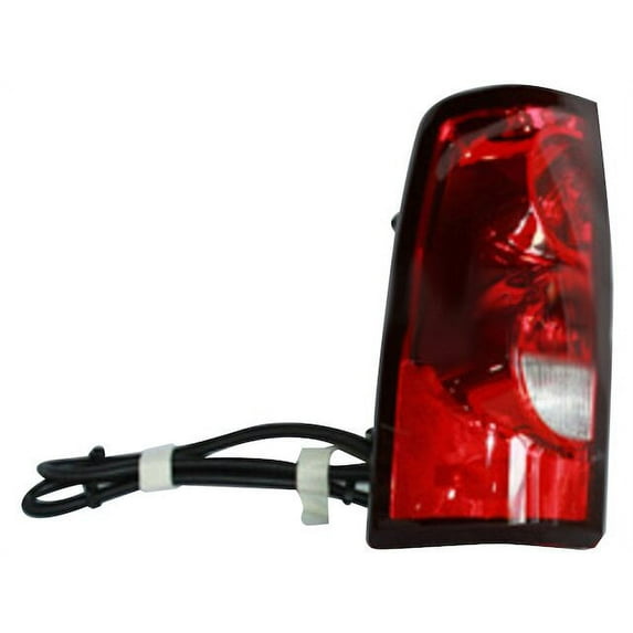 Left Tail Light Assembly - Compatible with 2005 - 2006 Chevy Silverado 1500 HD Crew Cab Pickup