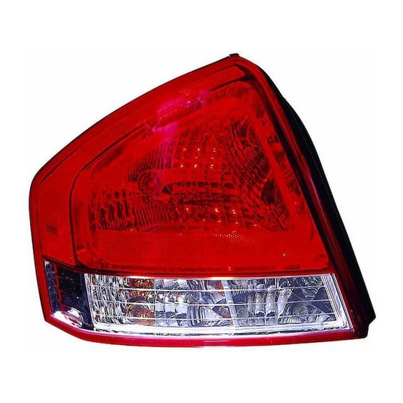 Left Tail Light Assembly - Compatible with 2007 - 2008 Kia Spectra