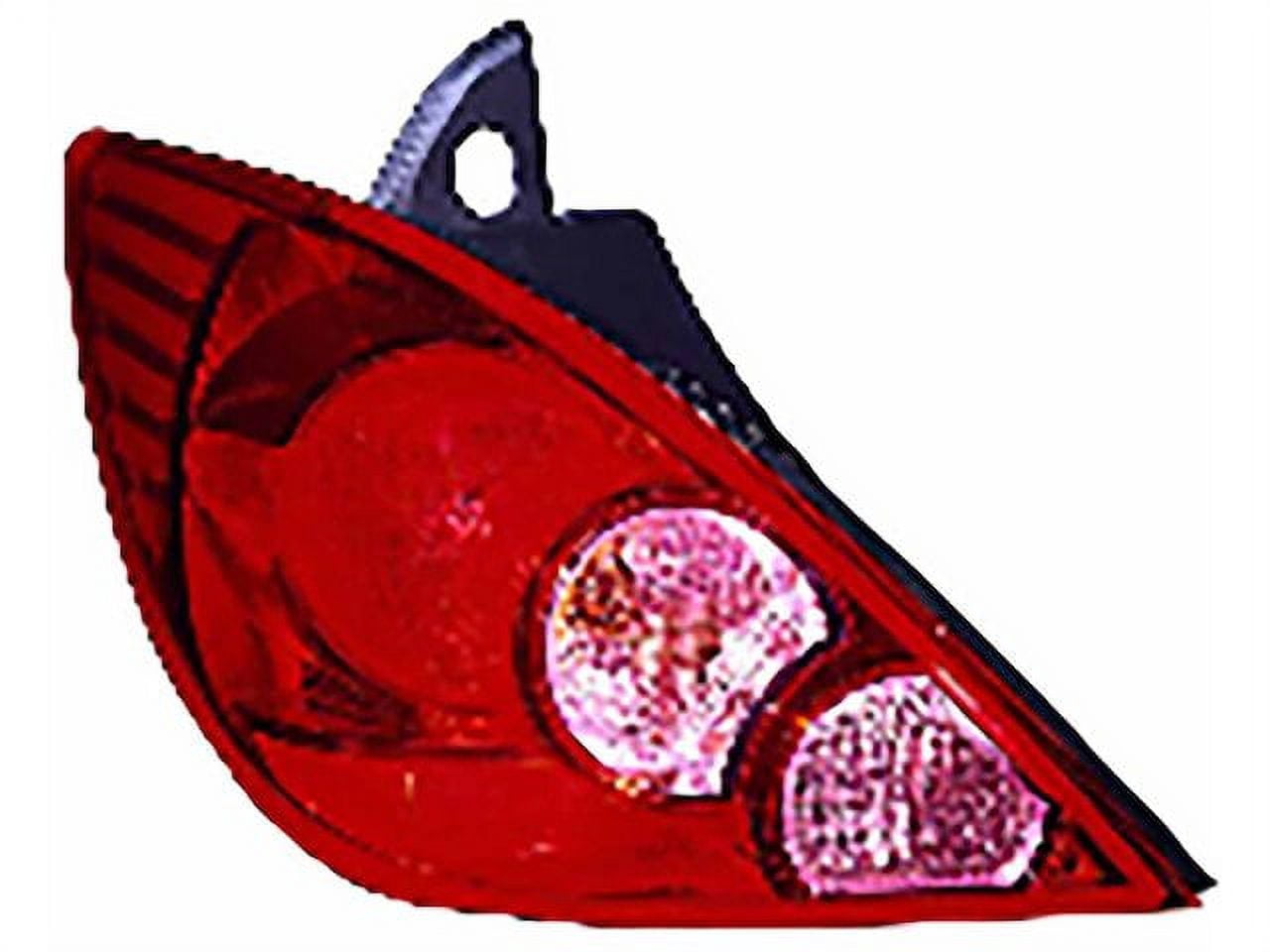 Left Tail Light Assembly - Compatible with 2007 - 2012 Nissan Versa Hatchback 2008 2009 2010 2011
