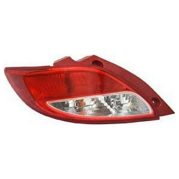 Left Tail Light Assembly - Compatible with 2011 - 2014 Mazda 2 Hatchback 2012 2013