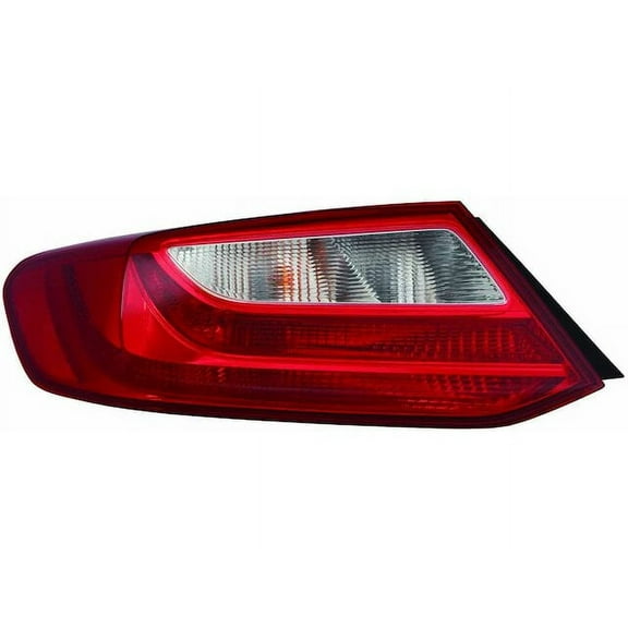 Left Tail Light Assembly - Compatible with 2013 - 2015 Honda Accord Coupe 2014