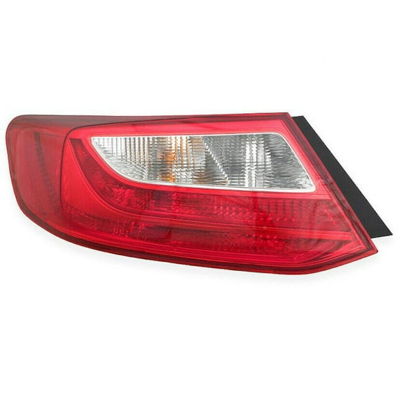 Left Tail Light Assembly - Compatible with 2013 - 2015 Honda Accord Coupe 2014