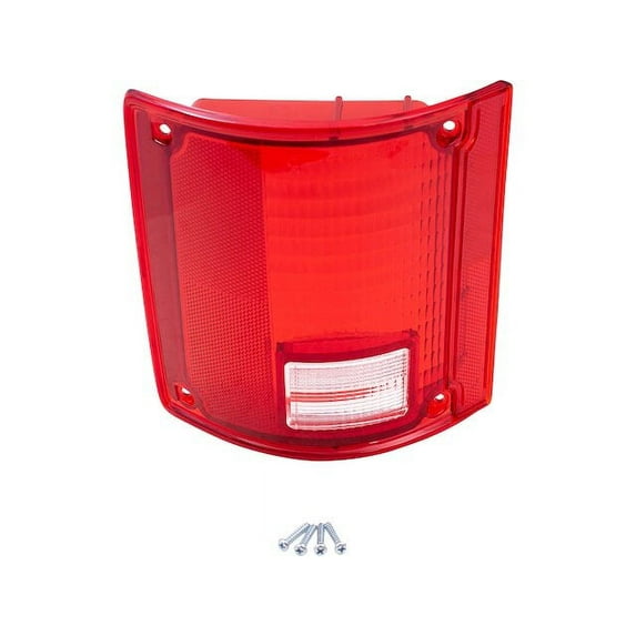 Left Tail Light Lens - Compatible with 1979 - 1986 GMC C2500 Suburban Sport Utility 4-Door 1980 1981 1982 1983 1984 1985