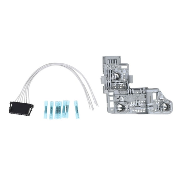 Left Tail Light Socket Wiring for Mercedes-Benz C-Class W204 Saloon 2012-2014 No.2048202277 Bulb Pigtail Harness Pre-Wired Plug Heat Shrink Tubing