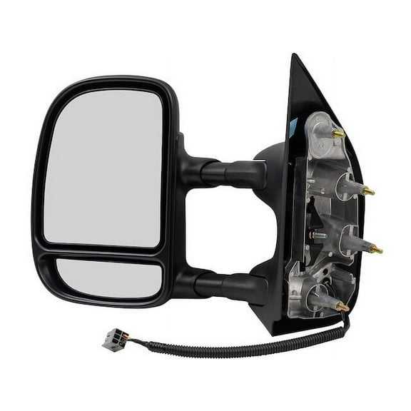 Left Towing Mirror - Compatible with 2003 - 2004, 2007 - 2008 Ford E-250 Base RWD Cutaway Van 2-Door