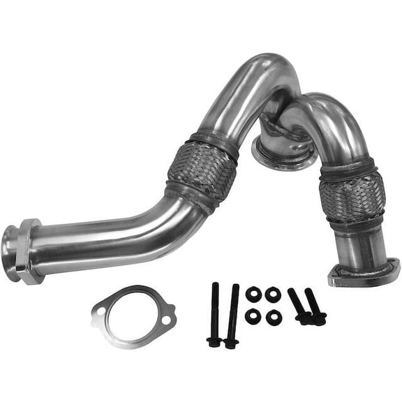 Left Turbocharger Up Line - Compatible with 2003 - 2004 Ford Excursion 6.0L V8