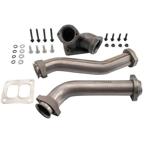 Left Turbocharger Up Line Kit - Compatible with 1994 - 1997 Ford F-350 7.3L V8 1995 1996