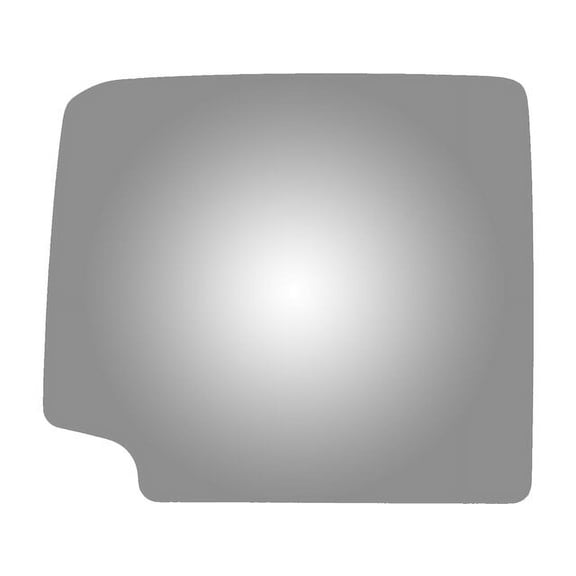 Left Upper Door Mirror Glass - Compatible with 2015 - 2019 Chevy Silverado 2500 HD 2016 2017 2018