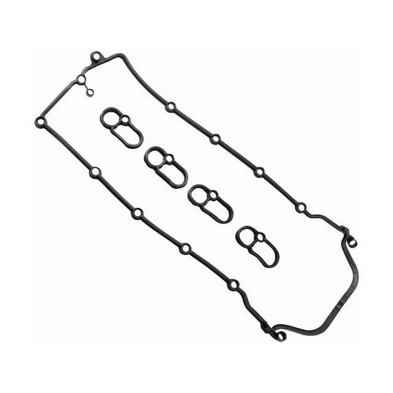 Left Valve Cover Gasket Set - Compatible with 2010 - 2019 Jaguar XJ 5.0L V8 2011 2012 2013 2014 2015 2016 2017 2018