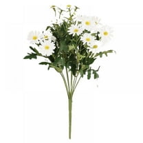 Left Wind Artificial Flowers 35cm āArtificialā Cloth White Daisies Wedding Bouquet