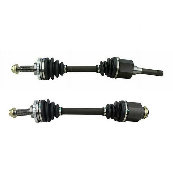Left and Right CV Axle Shaft Set - Compatible with 1994 - 1997 Mazda MX-6 2.0L 4-Cylinder 1995 1996