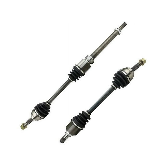 Left and Right CV Axle Shaft Set - Compatible with 2007 - 2012 Nissan Versa Hatchback 1.8L 4-Cylinder 2008 2009 2010 2011