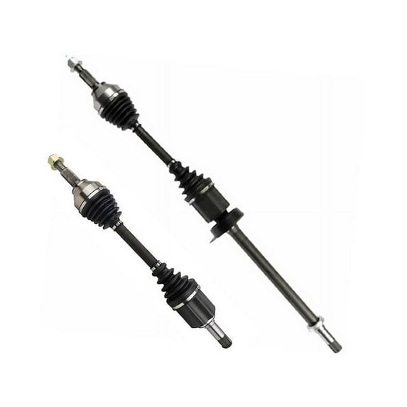 Left and Right CV Axle Shaft Set - Compatible with 2008 - 2014 Ford Taurus 3.5L V6 Naturally Aspirated 2009 2010 2011 2012 2013