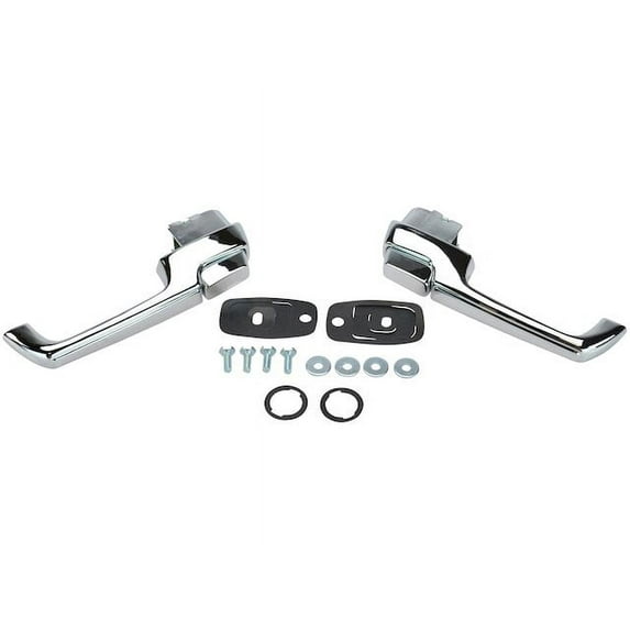 Left and Right Door Handle Set 2 Piece - Compatible with 1967 - 1972 Chevy C10 Pickup 1968 1969 1970 1971