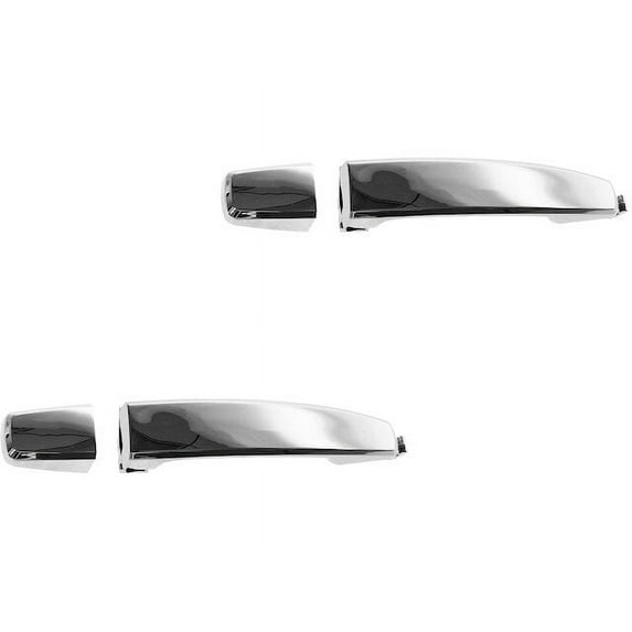 Left and Right Door Handle Set 2 Piece - Compatible with 2012 - 2015 Chevy Captiva Sport 2013 2014