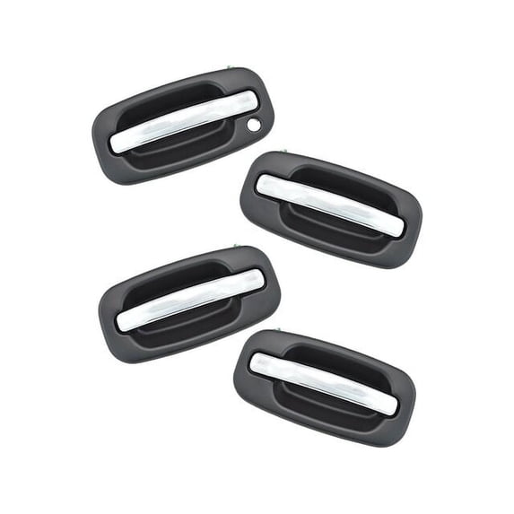 Left and Right Door Handle Set 4 Piece - Compatible with 2000 - 2006 Chevy Tahoe 2001 2002 2003 2004 2005