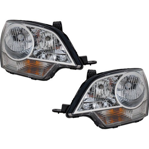 Left and Right Headlights For Chevrolet Captiva Sport 2012-2014 Halogen w/ Bulbs