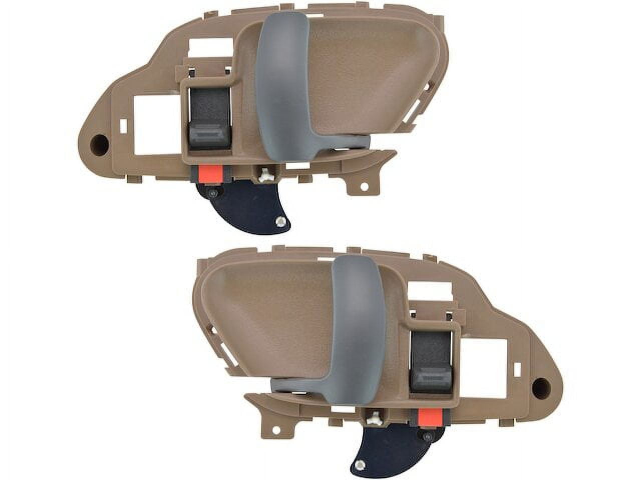 AUXITO Gray Interior Door Handle Trim Set (2 Pieces) – 95-99 Chevy GMC Truck – Replaces 15708080, 15708079