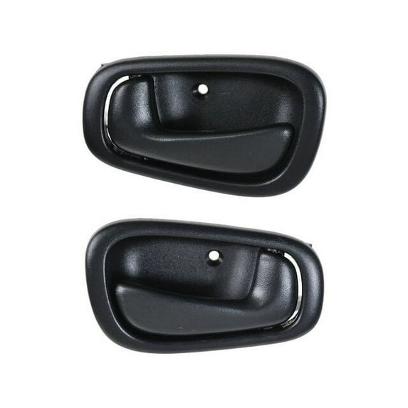 Left and Right Interior Door Handle Set 2 Piece - Compatible with 1998 - 2002 Toyota Corolla 1999 2000 2001