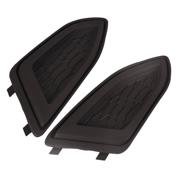 Left and Right Light Covers Without Hole, Sleek Design, Front Bumper Protection-Left + Right Fog Light Cover W/O hole