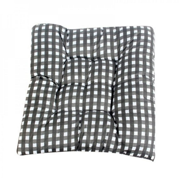 Left wind Soft Chair Cushion Square Indoor Outdoor Garden Patio Home Kitchen Office Sofa Seat cushion Buttocks Cushion Pads Gray