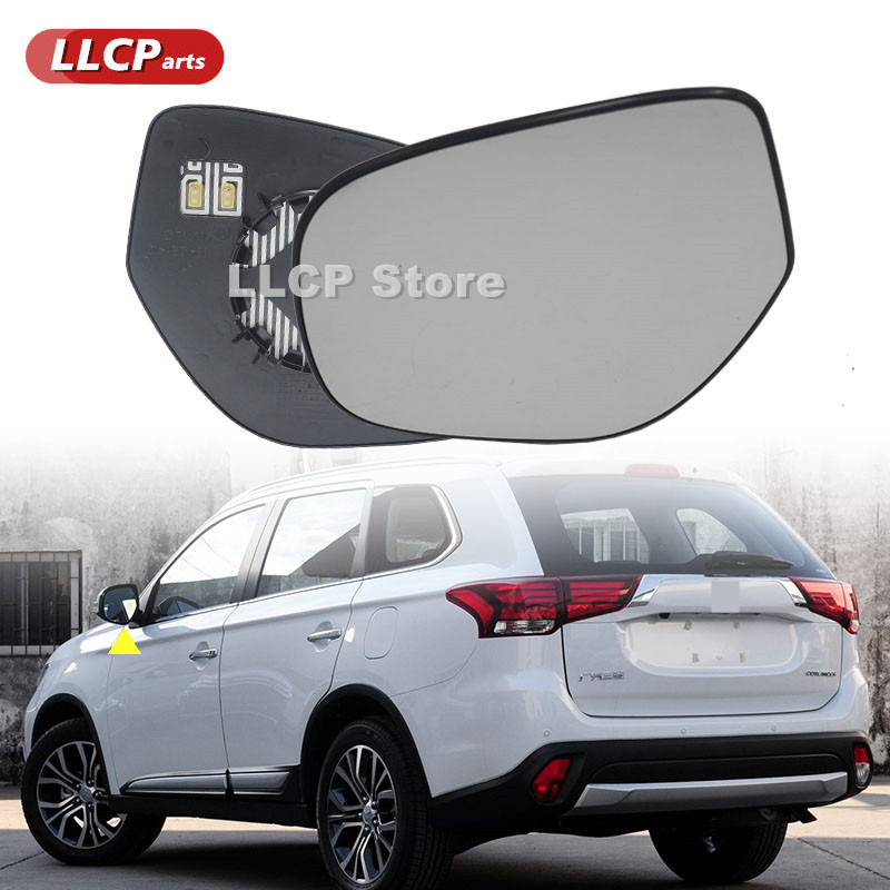 Coprispecchietto Auto Bianco Per Mitsubishi Outlander 2013-2020 - Coperchio Specchio Retrovisore Destro - Sostituzione Perfetta