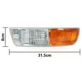 thumbnail image 1 of Left yellow front bumper fog light without bulb or wire, suitable for Toyota RAV4 1998-1999-, 1 of 2