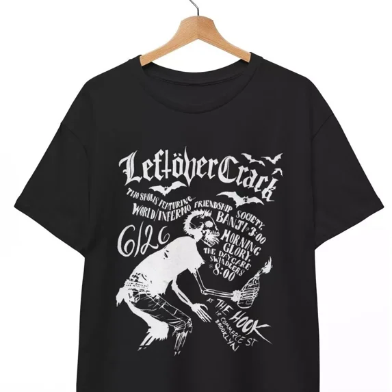 Leftover Crack T-Shirt, Crust Punk Citizen, Rock Punk Music Band Unisex Tee