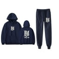 thumbnail image 1 of Lefty Sm Hoodie Jogger Pant 2 Piece Suit Fashion Sweatshirt&Trousers 2 Piece Set, 1 of 2